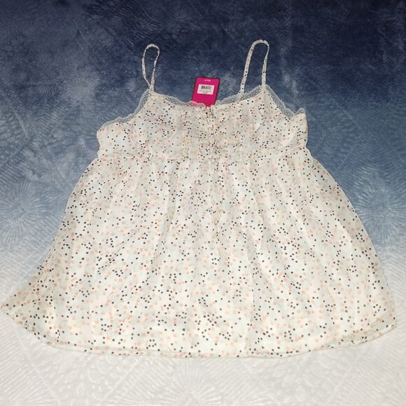 💰 3/$25.00 Spaghetti Strap Dressy Top Candies Jr. Large NWT-Retail $38.00. - Picture 1 of 8